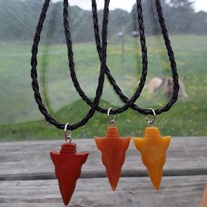 New Gemstone Arrowhead Necklaces